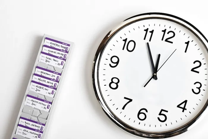 Stampa con cornice : Controlla l'orologio.