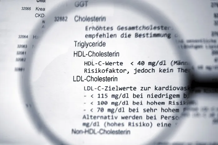 Stampa con cornice : Cholesterinwerte Stampa con cornice : Cholesterinwerte