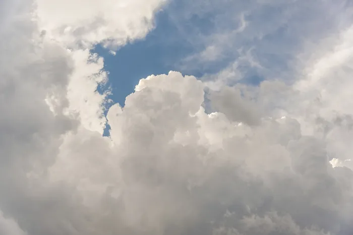 Stampa con cornice : Clouds