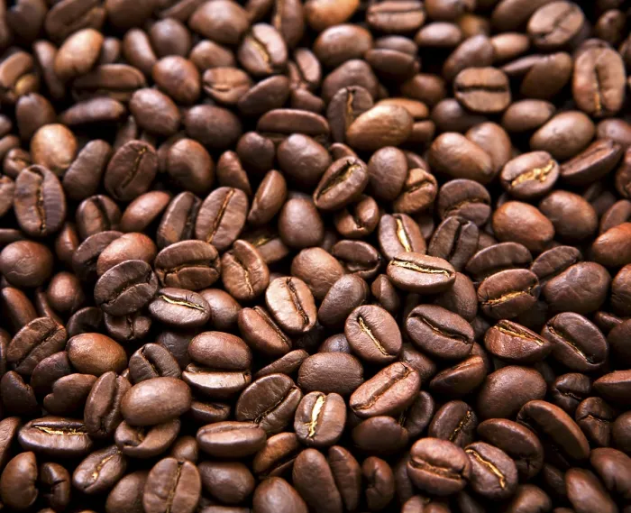 Stampa con cornice : Fondo di caffè in grano. Stampa con cornice : Fondo di caffè in grano.