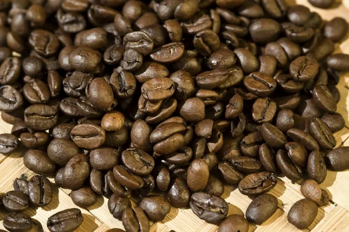 Stampa con cornice : Fagioli di caffè Stampa con cornice : Fagioli di caffè