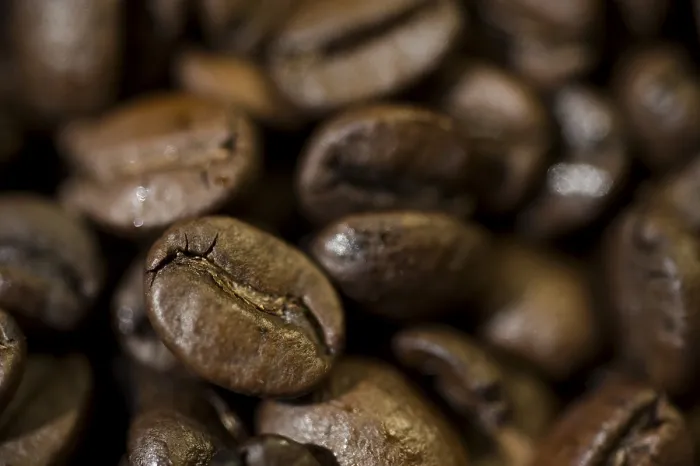 Stampa con cornice : Fagioli di caffè