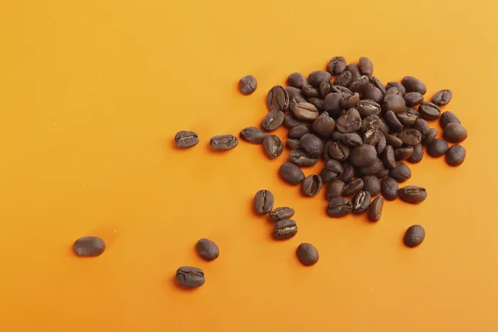 Stampa con cornice : Fagioli di caffè Stampa con cornice : Fagioli di caffè