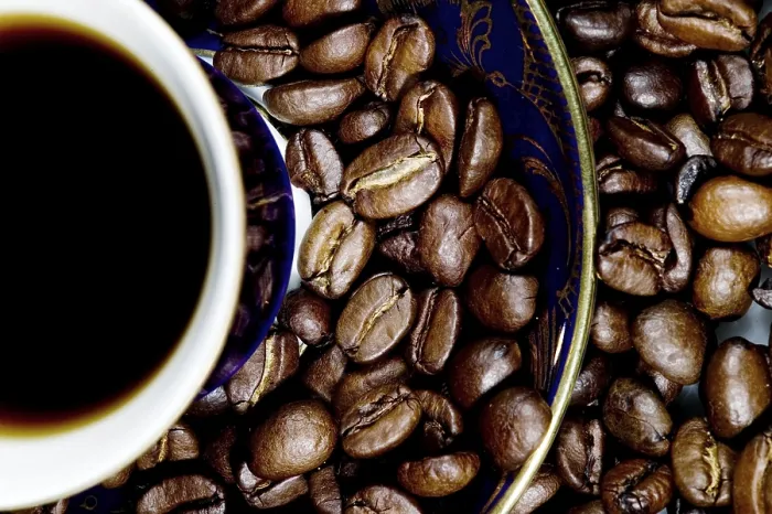 Stampa con cornice : Fagioli di caffè