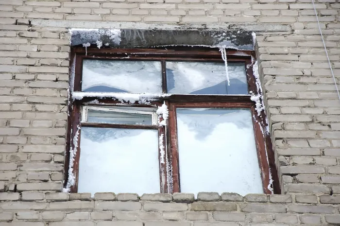 Stampa con cornice : Vetrata fredda Stampa con cornice : Vetrata fredda