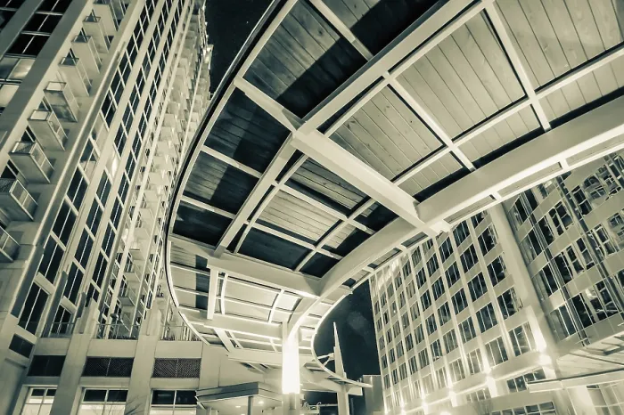 Stampa con cornice : Architettura complessa.