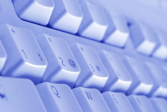 Stampa con cornice : Tastiera del computer