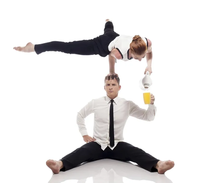Stampa con cornice : Il concetto di multitasking in ufficio. Stampa con cornice : Il concetto di multitasking in ufficio.