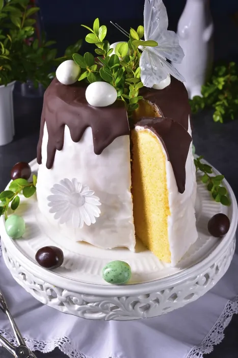 Stampa con cornice : Dolce di Pasqua cotto. Stampa con cornice : Dolce di Pasqua cotto.
