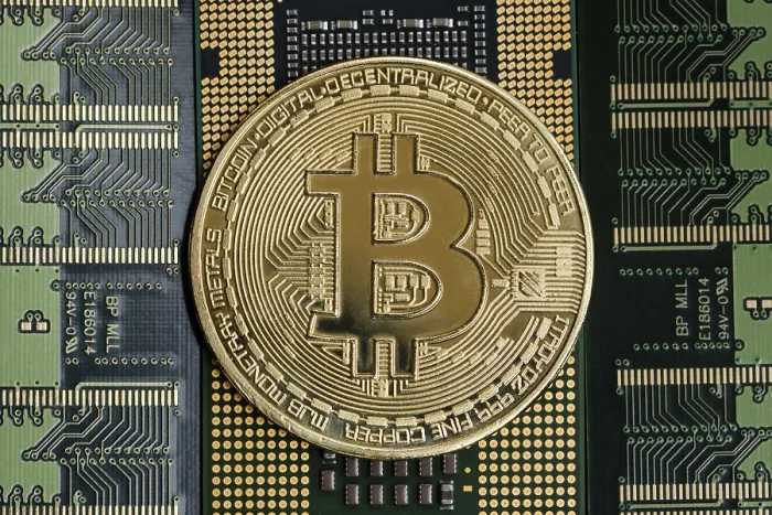 Stampa con cornice : Criptovaluta Bitcoin Stampa con cornice : Criptovaluta Bitcoin