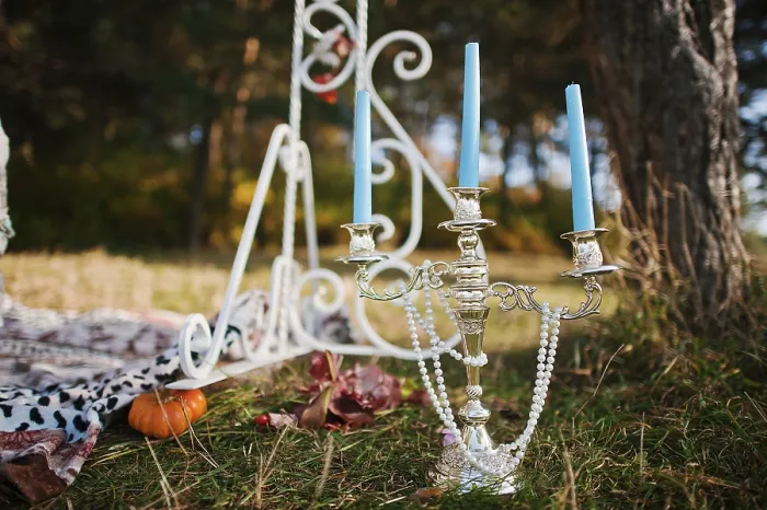 Stampa con cornice : Candelabro decorativo Stampa con cornice : Candelabro decorativo