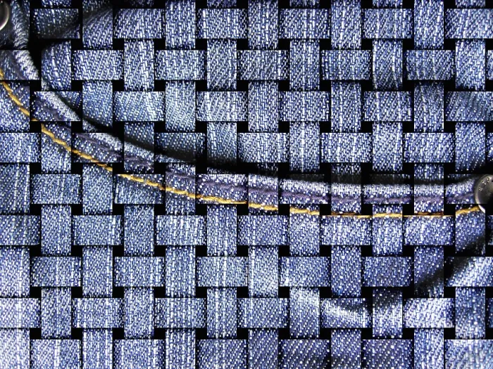 Stampa con cornice : Fondo di denim. Stampa con cornice : Fondo di denim.