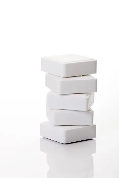 Stampa con cornice : Cubi di dextrosio, sovrapposti. Stampa con cornice : Cubi di dextrosio, sovrapposti.