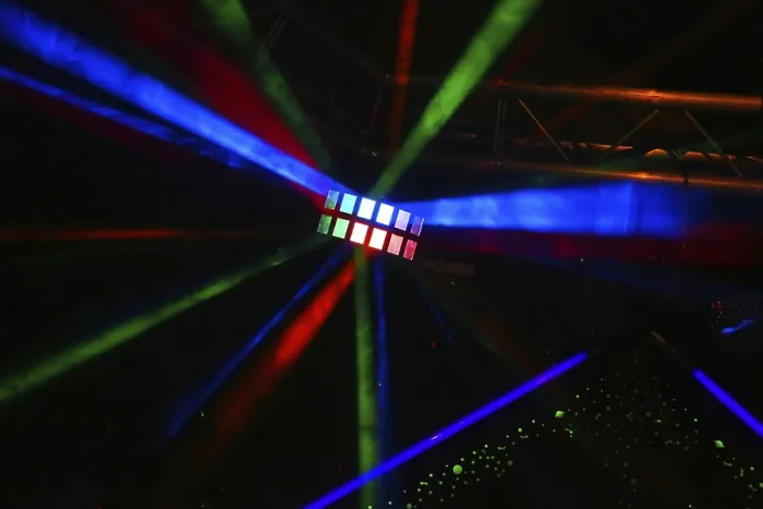 Stampa con cornice : Luce da disco