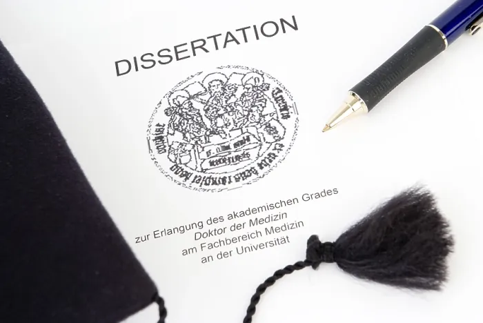Stampa con cornice : Dissertation