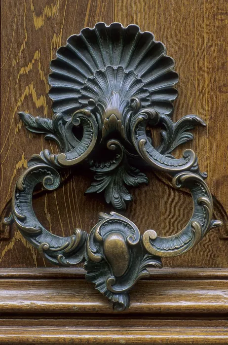 Stampa con cornice : Cerniera della porta Stampa con cornice : Cerniera della porta
