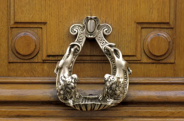 Stampa con cornice : Cancelliere di porta