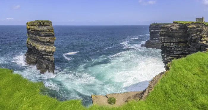 Stampa con cornice : Dun Briste Sea Stack a Downpatrick Head