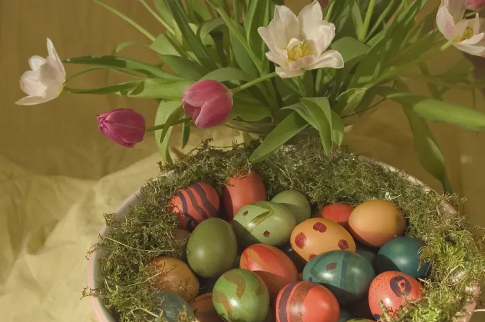 Stampa con cornice : Nido di Pasqua Stampa con cornice : Nido di Pasqua