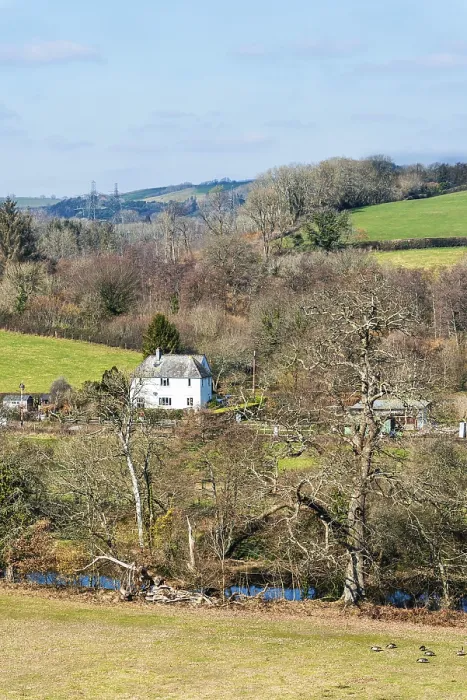 Stampa con cornice : Campi e Terre coltivate sopra Devon, Inghilterra, Regno Unito Stampa con cornice : Campi e Terre coltivate sopra Devon, Inghilterra, Regno Unito