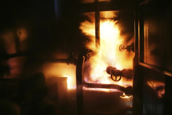 Stampa con cornice : Fuoco e fiamme. Stampa con cornice : Fuoco e fiamme.