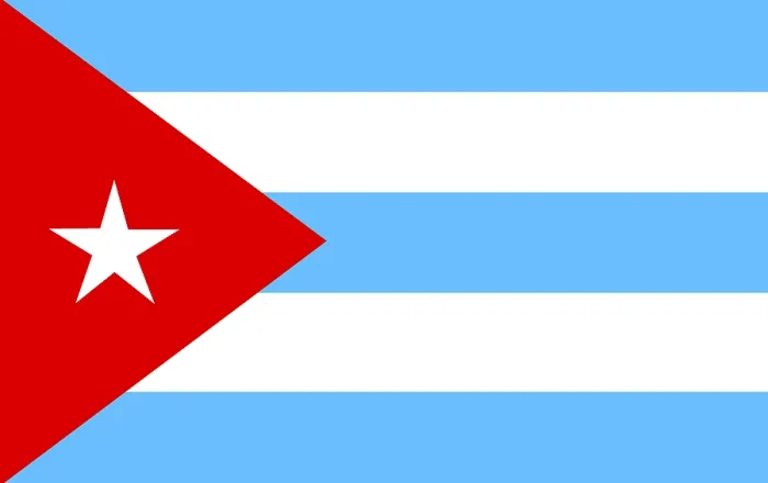 Stampa con cornice : Bandiera di Cuba