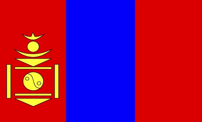 Stampa con cornice : Bandiera della Mongolia