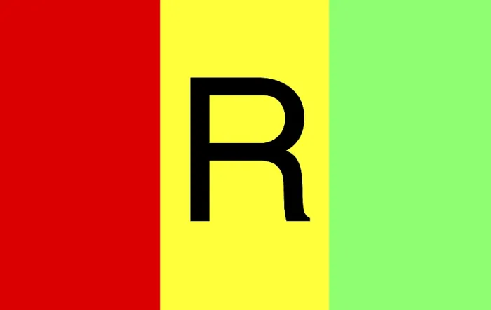 Stampa con cornice : Bandiera del Ruanda