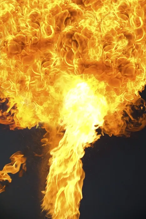 Stampa con cornice : Flames