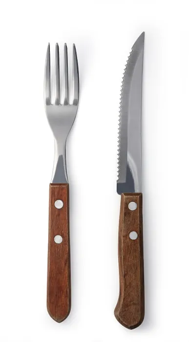 Stampa con cornice : Fork e coltello isolati su sfondo bianco. Stampa con cornice : Fork e coltello isolati su sfondo bianco.