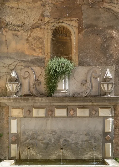 Stampa con cornice : Fountain