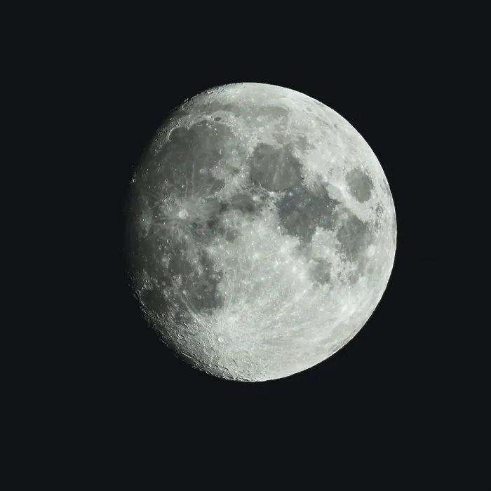Stampa con cornice : Luna piena nel cielo nero, Devon. Stampa con cornice : Luna piena nel cielo nero, Devon.