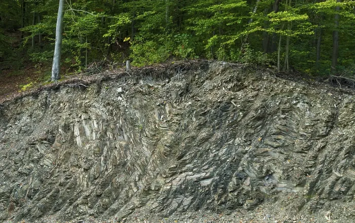 Stampa con cornice : Germania, Turingia, Turingia, geotope. Stampa con cornice : Germania, Turingia, Turingia, geotope.