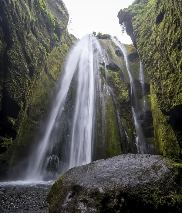 Stampa con cornice : Gljufrabui Waterfall Stampa con cornice : Gljufrabui Waterfall