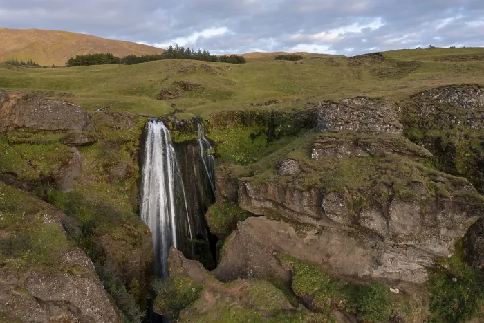 Stampa con cornice : Gljufrabui Waterfall Stampa con cornice : Gljufrabui Waterfall