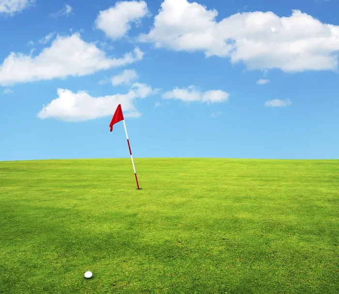 Stampa con cornice : Campo da golf.