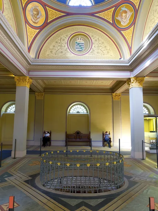 Stampa con cornice : Sala dei Principi Cripta Stampa con cornice : Sala dei Principi Cripta
