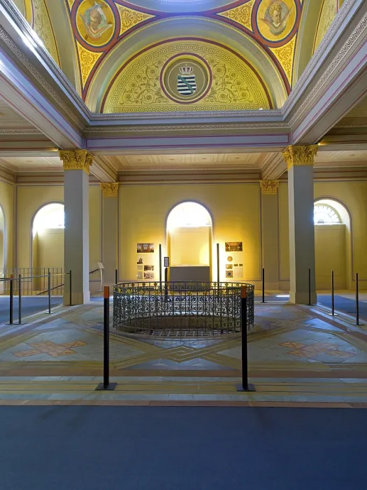 Stampa con cornice : Sala dei Principi Cripta Stampa con cornice : Sala dei Principi Cripta