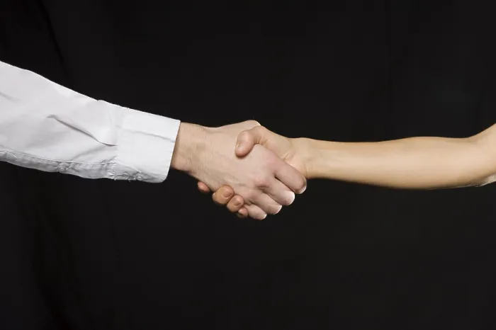Stampa con cornice : Handshake Stampa con cornice : Handshake