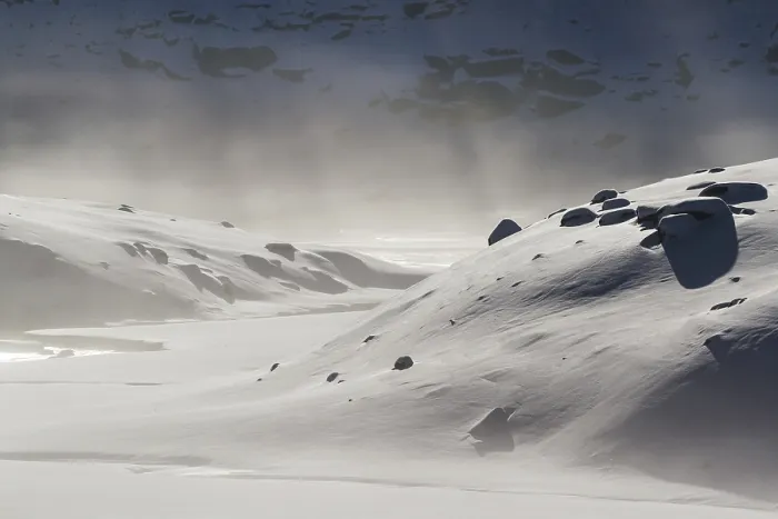 Stampa con cornice : Paesaggio di Ghiaccio Oderteich
