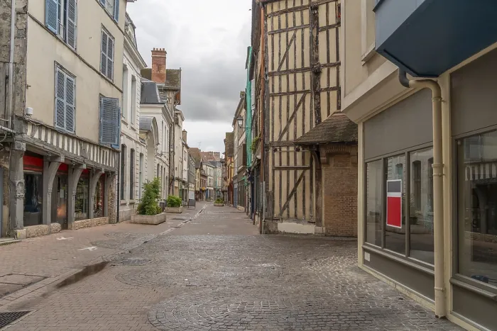 Stampa con cornice : Impressione di Troyes.