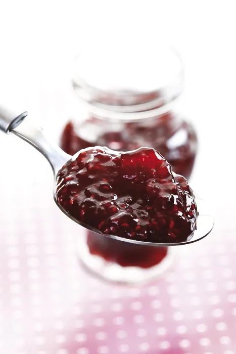 Stampa con cornice : Marmellata in cucchiaio. Stampa con cornice : Marmellata in cucchiaio.