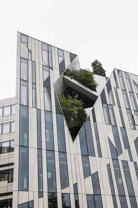 Stampa con cornice : Complesso di edifici Ko-Bogen