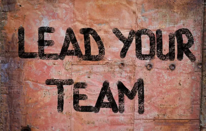 Stampa con cornice : Concept di Guida del Tuo Team.
