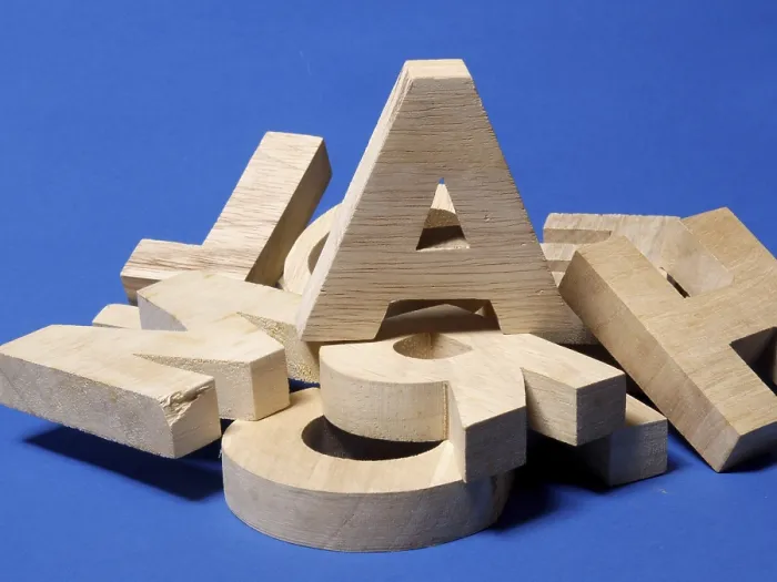 Stampa con cornice : Letters