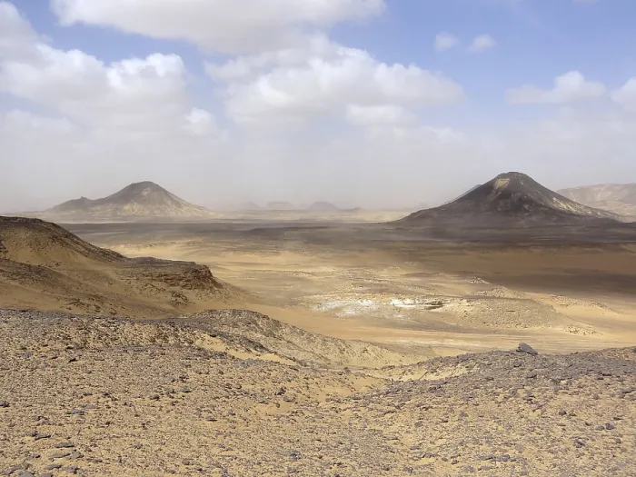 Stampa con cornice : Il deserto libico in Egitto. Stampa con cornice : Il deserto libico in Egitto.