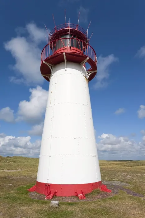 Stampa con cornice : Faro con cielo azzurro ad Ellenbogen. Stampa con cornice : Faro con cielo azzurro ad Ellenbogen.