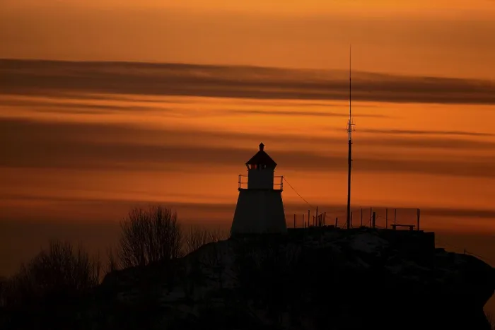 Stampa con cornice : Faro. Lodingen in Ofoten Stampa con cornice : Faro. Lodingen in Ofoten