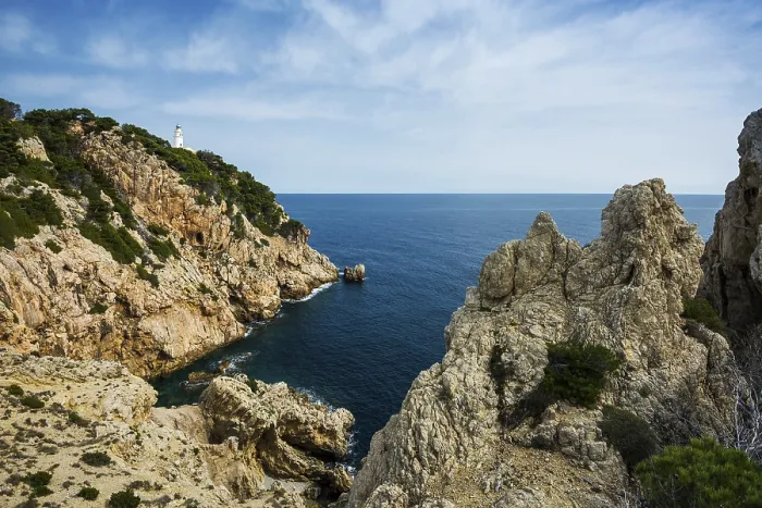 Stampa con cornice : Faro, Punta de Capdepera.