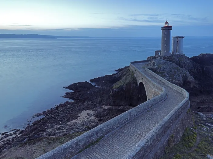 Stampa con cornice : Faro alla stretta di Brest. Stampa con cornice : Faro alla stretta di Brest.